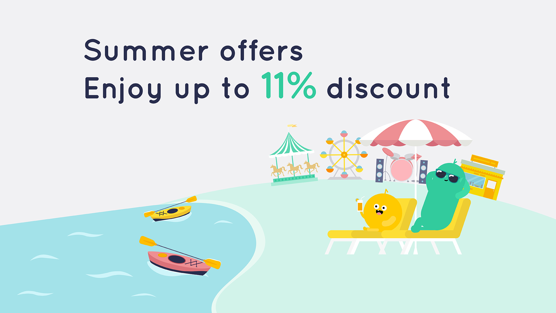 ๐ Here comes your summer bucket list! Enjoy up to 11% discount with ZA Card!